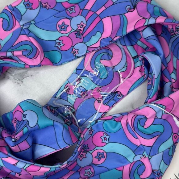 Kulani Kinis Berry Printed Bikini Bottoms M NWT - Picture 5 of 5